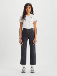 Levi's Dżinsy - Regular fit - w kolorze czarnym rozmiar: W31/L29. Czarne jeansy Levi's, l, z aplikacjami, klasyczne, z podwyższonym stanem. Za 285.49 zł.