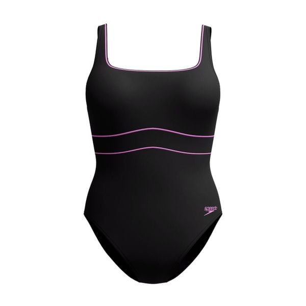 Damski kostium kąpielowy 1-częściowy Speedo Eco New Contour Eclipse 1P. Czarne stroje jednoczęściowe Speedo, bez wzorów, sportowe. Za 316.00 zł.