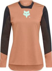Fox Head damska koszulka z długim rękawem coral - uniwersalna, sportowa. Brązowe t-shirty sportowe WOMEN'S HEALTH, l, bez wzorów, bez ramiączek. Za 606.65 zł.