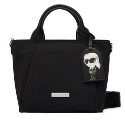 Torebka KARL LAGERFELD. Czarne torebki klasyczne KARL LAGERFELD, bez wzorów, klasyczne, bez dodatków. Za 779.99 zł.