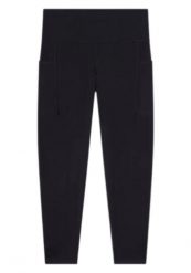 Legginsy damskie CHAMPION 7/8 z kieszenią na udzie, Quick Dry. Czarne legginsy Champion, bez wzorów, z elastanu, sportowe. Za 143.76 zł.