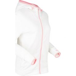 Bluza rozpinana, długi rękaw bonprix biel wełny. Białe bluzy bonprix, bez wzorów, bez kaptura, climacool (adidas). Za 59.99 zł.