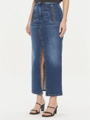 ViCOLO Spódnica jeansowa DB5056 Niebieski Regular Fit. Niebieskie spódnice ViCOLO, s, bez wzorów, z bawełny. Za 319.99 zł.
