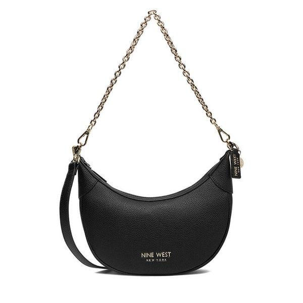 Torebka Nine West. Czarne torebki klasyczne Nine West, bez wzorów, klasyczne, bez dodatków. Za 179.99 zł.