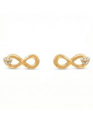 Guess Kolczyki JUBE06 049JW Złoty. Żółte kolczyki Guess, ze stali. Za 198.99 zł.