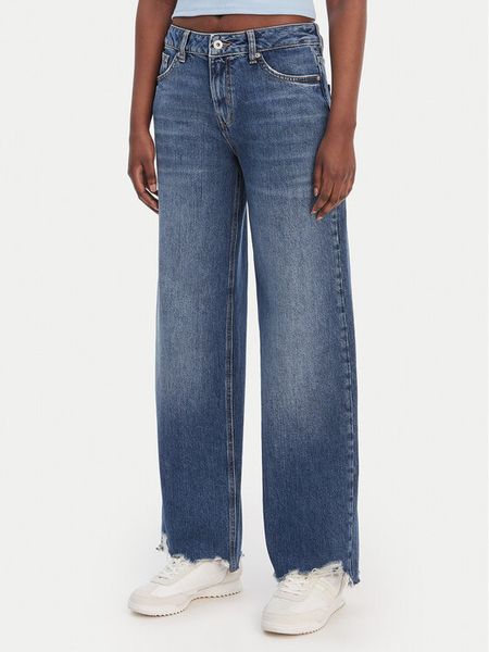 HUGO Jeansy Gamala 50553025 Niebieski Baggy Fit. Niebieskie jeansy Hugo, bez wzorów, z bawełny. Za 341.99 zł.