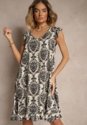Czarna Boho Sukienka z Bawełny na Ramiączkach Ozdobiona Falbanką Testalaya. Czarne sukienki Renee, l, bez wzorów, z bawełny, boho, bez kołnierzyka, bez ramiączek, midi. W wyprzedaży za 32.49 zł.