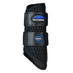 Zamknięte buty dla koni Weatherbeeta Tough-Tec Mesh Brushing Boots. Czarne buty treningowe WEATHERBEETA, bez wzorów, z meshu, bez zapięcia, na fitness i siłownię. Za 263.50 zł.
