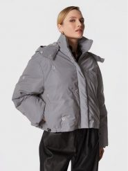 ROTATE Kurtka puchowa Padded Quilt RT2096 Szary Regular Fit. Szare kurtki ROTATE, m, bez wzorów, z puchu, bez kaptura. Za 1,079.00 zł.
