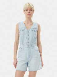 Levi's® Kombinezon 001WM-0000 Błękitny Regular Fit. Niebieskie sukienki s, bez wzorów, z bawełny, bez kołnierzyka, bez ramiączek. Za 269.99 zł.