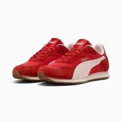 Buty sportowe damskie Puma ST MILER ROSE 40263614. Czerwone buty do biegania Puma, bez wzorów, z gumy, bez zapięcia, do biegania. Za 195.67 zł.