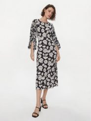 Weekend Max Mara Sukienka codzienna Yellow 2415621071 Granatowy Regular Fit. Niebieskie sukienki Weekend Max Mara, na co dzień, s, bez wzorów, z wiskozy, bez kołnierzyka, bez ramiączek, proste. Za 659.99 zł.
