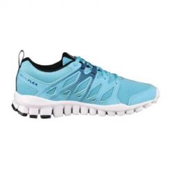 Buty do chodzenia damskie Reebok Realflex Train 40. Niebieskie buty treningowe Reebok, bez wzorów, bez zapięcia, na fitness i siłownię. Za 228.00 zł.