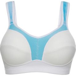 Biustonosz sportowy LEVEL 1 bonprix biało-niebieski. Biustonosze sportowe marki ARTENGO. Za 27.99 zł.