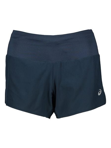 Asics Szorty sportowe "Road 3.5 In" w kolorze granatowym rozmiar: L. Niebieskie szorty sportowe ASICS, bez wzorów, z materiału, outdoorowe. Za 87.95 zł.