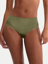 Triumph Figi klasyczne z wysokim stanem Ladyform Soft 10224859 Zielony. Zielone figi Triumph, bez wzorów, z syntetyku, z podwyższonym stanem. Za 129.99 zł.