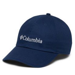 Czapka z daszkiem Columbia. Niebieskie czapki z daszkiem Columbia, bez wzorów. Za 69.99 zł.