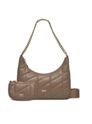 DKNY Torebka Betty R34EBB22 Beżowy. Brązowe torebki klasyczne DKNY, bez wzorów, ze skóry, bez dodatków. Za 1,469.00 zł.
