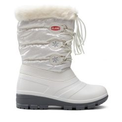 Śniegowce Olang. Białe śniegowce Olang, bez wzorów, bez zapięcia. Za 349.99 zł.