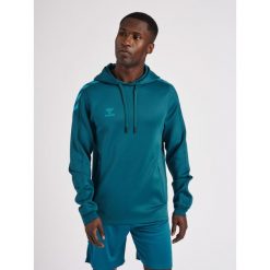 Bluza do piłki ręcznej dla dorosłych Hummel hml CORE XK poly z kapturem. Niebieskie bluzy Hummel, m, bez wzorów, sportowe, bez ramiączek, z kapturem. Za 191.00 zł.