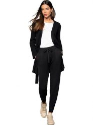 Heine Spodnie dresowe w kolorze czarnym rozmiar: 40. Czarne spodnie dresowe Heine, bez wzorów, z dresówki. Za 69.75 zł.