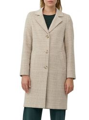 S.Oliver Płaszcz przejściowy w kolorze beżowym rozmiar: 36. Brązowe płaszcze S.Oliver, s, bez wzorów, bez kaptura. Za 252.99 zł.