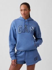 GAP Bluza w kolorze niebieskim rozmiar: XS. Niebieskie bluzy GAP, xs, bez wzorów, bez ramiączek, z kapturem. Za 93.07 zł.