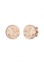 Elli Damskie kolczyki sztyfty płytka młotkowana Antique Trend ze srebra próby 925 Sterling Silver Kolczyki 1 ct. Szare kolczyki Elli, srebrne. Za 178.99 zł.