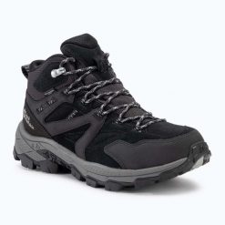 Buty trekkingowe damskie Jack Wolfskin Vojo Tour Lt Texapore Mid. Czarne buty trekkingowe Jack Wolfskin, bez wzorów, bez zapięcia, trekkingowe. Za 519.99 zł.
