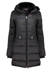 Geographical Norway Płaszcz zimowy "Bee" w kolorze czarnym rozmiar: XL. Czarne płaszcze Geographical Norway, na zimę, xl, bez wzorów, z puchu, bez kaptura. Za 306.01 zł.