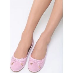 Fioletowe Balerinki Insecure. Baleriny marki Born2be. Za 59.99 zł.