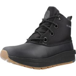 Buty Columbia Moritza Shield. Czarne buty trekkingowe Columbia, bez wzorów, ze skóry, bez zapięcia, trekkingowe. Za 469.99 zł.