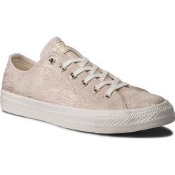 Tenisówki CONVERSE - Ctas Ox 561647C Egret/Metallic Egret/Egret. Brązowe trampki Converse, bez wzorów, z gumy, bez zapięcia. W wyprzedaży za 259.00 zł.