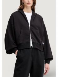 Calvin Klein Jeans Bluza LV047C216G Czarny Regular Fit. Czarne bluzy Calvin Klein Jeans, xs, bez wzorów, z bawełny, bez ramiączek, bez kaptura. Za 449.99 zł.
