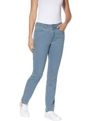 Heine Dżinsy - Slim fit - w kolorze błękitnym rozmiar: 38. Niebieskie jeansy Heine, bez wzorów. Za 79.40 zł.
