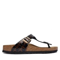 Japonki Birkenstock. Czarne japonki Birkenstock, bez wzorów. Za 674.99 zł.
