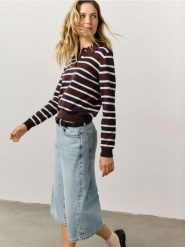 Sweter z wełną merino - wielobarwny. Swetry Reserved, l, bez wzorów, z dzianiny, bez ramiączek. Za 229.99 zł.