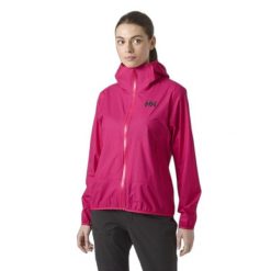Damska kurtka wodoodporna Helly Hansen Verglas 2.5 L. Czerwone kurtki przeciwdeszczowe Helly Hansen, l, bez wzorów, bez kaptura. Za 915.50 zł.