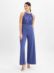 Swing Kombinezon Kobiety niebieski, 42. Niebieskie kombinezony Swing, bez wzorów, eleganckie, bez kołnierzyka, bez ramiączek. Za 999.95 zł.