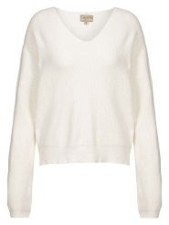 Herrlicher Sweter "Betti" w kolorze kremowym rozmiar: M. Brązowe swetry Herrlicher, m, bez wzorów, bez ramiączek. Za 159.59 zł.