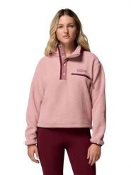 Columbia Bluza polarowa "Helvetia II" w kolorze jasnoróżowym rozmiar: XL. Różowe bluzy bez kaptura Columbia, xl, bez wzorów, z polaru. Za 126.75 zł.