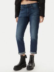 G-Star Raw Jeansy Kate D15264-C052 Granatowy Boyfriend Fit. Niebieskie jeansy G-Star Raw, bez wzorów, z jeansu, retro. Za 359.99 zł.