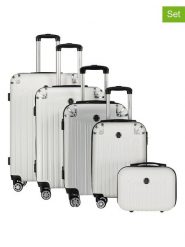 Canadian Peak 5-częściowy zestaw "Softlesseak" w kolorze białym rozmiar: onesize. Białe walizki Canadian Peak. Za 543.99 zł.