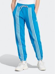 Adidas Spodnie dresowe IK7852 Niebieski. Niebieskie spodnie dresowe adidas, bez wzorów, z bawełny. Za 149.99 zł.