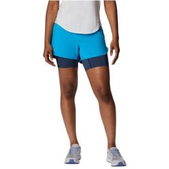 Szorty sportowe damskie Columbia Endless Trail 2N1. Niebieskie szorty sportowe Columbia, bez wzorów. Za 299.00 zł.
