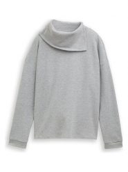 Tom Tailor Bluza w kolorze jasnoszarym rozmiar: L. Szare bluzy Tom Tailor, l, bez wzorów, bez kaptura. Za 114.95 zł.