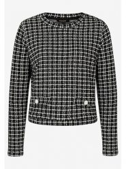 More & More Sweter w kolorze czarno-białym rozmiar: 42. Białe swetry More & More, bez wzorów, bez ramiączek. Za 118.84 zł.