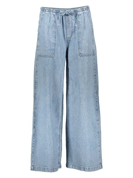 GAP Dżinsy - Comfort fit - w kolorze błękitnym rozmiar: M. Niebieskie jeansy GAP, m, bez wzorów, z podwyższonym stanem. Za 140.53 zł.