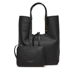 Torebka Gianni Chiarini. Czarne torebki klasyczne Gianni Chiarini, bez wzorów, klasyczne, bez dodatków. Za 799.99 zł.