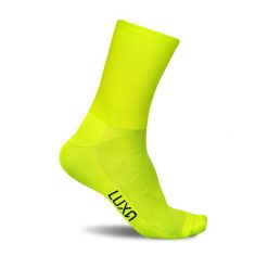 Skarpety Rowerowe Unisex Luxa Fluo. Żółte skarpetki LUXA, bez wzorów, z elastanu. Za 74.90 zł.